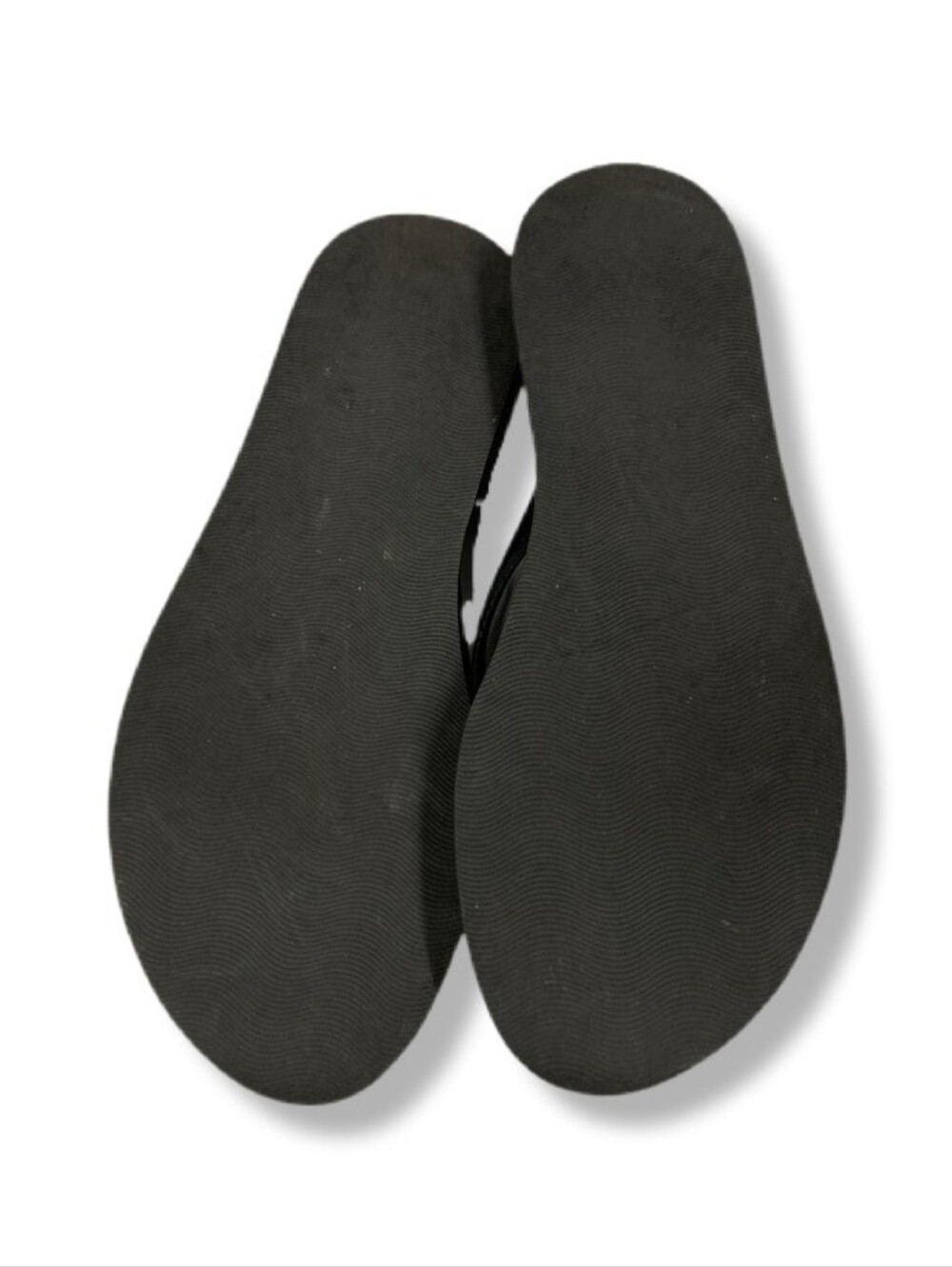 Tory Burch Black Flip Flop Sandals with Logo Charm - Picture 5 of 13